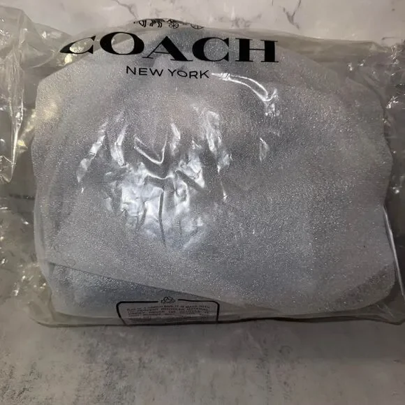 Coach Mini Rowan Crossbody Bag In Loved Denim With Charms - Picture 3 of 5